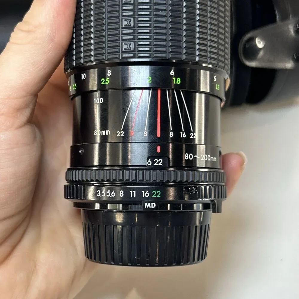 Sigma High Speed 80-200mm Zoom Lens Multi Coated 1:3.5-4 Cannon 52mm Haze1Filter